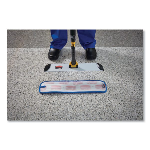 Pulse Microfiber Spray Mop System, 17" Wide Microfiber Head, 52" Yellow Plastic Handle - Image 7