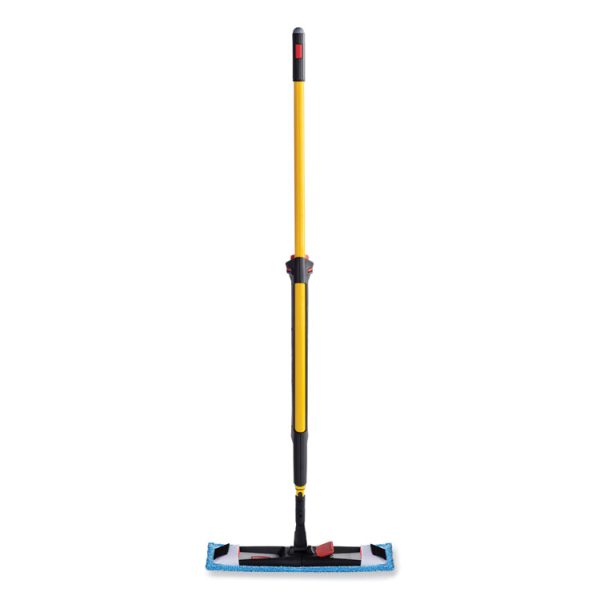 Pulse Microfiber Spray Mop System, 17" Wide Microfiber Head, 52" Yellow Plastic Handle - Image 3