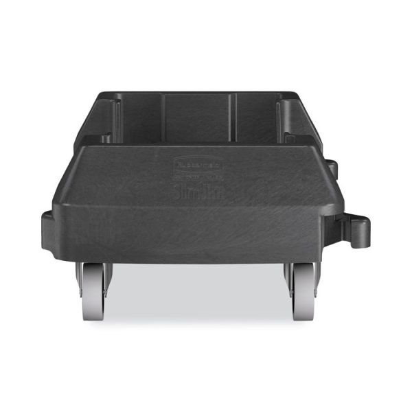 Slim Jim Resin Trainable Dolly, 120 lb Capacity, 23.86 x 14.71 x 8.36, Black - Image 2