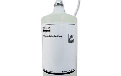 One Shot Antibacterial Enriched Lotion Soap Refill, Unscented, 1,600 Ml, 4/carton