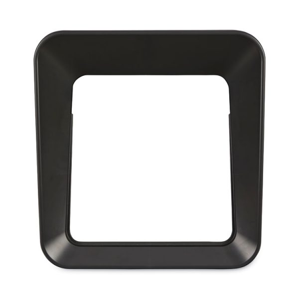 Sustain Decorative Refuse with Recycling Lid, 23 gal, Metal/Plastic, Black - Image 4