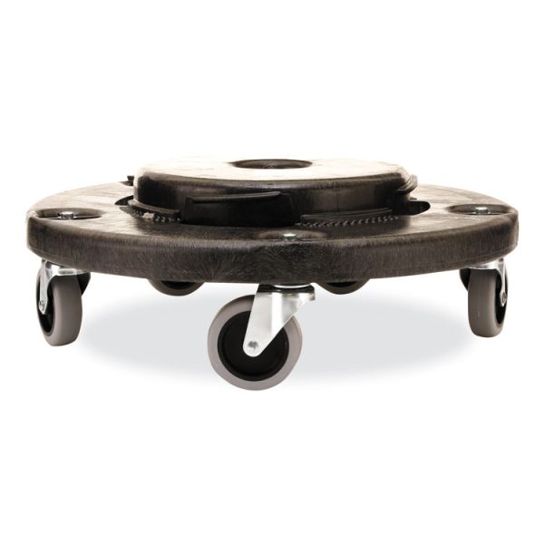 Brute Quiet Dolly, 250 lb Capacity, 18.25" Diameter x 6.63"h, Black - Image 2