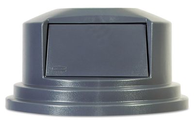 Round Brute Dome Top Lid For 55 Gal Waste Containers, 27.25″ Diameter, Gray