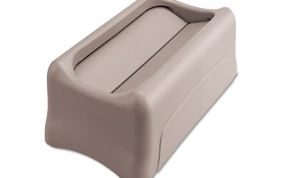 Swing Lid For Slim Jim Waste Container, Gray