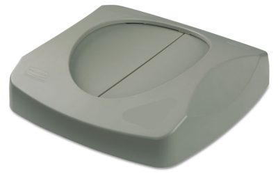 Untouchable Square Swing Top Lid, 16w X 16d X 4h, Gray