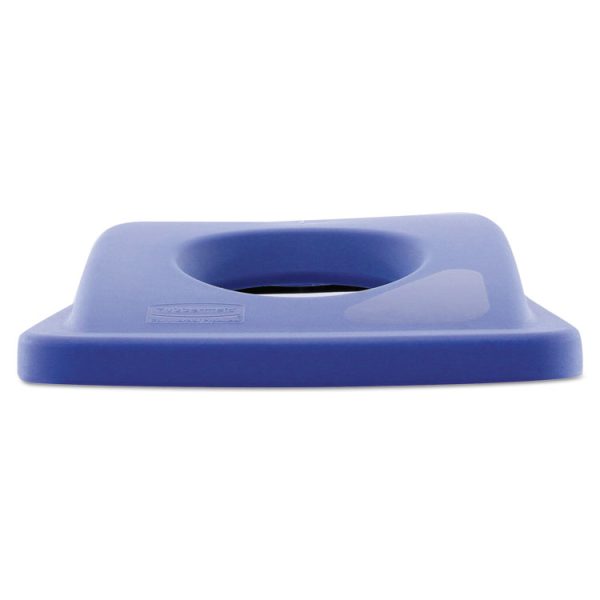 Lid For Slim Jim Bottle Recycling Container, 20.38w X 11.38d X 2.75h, Blue - Image 4
