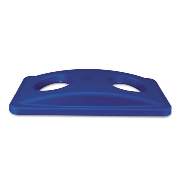 Lid For Slim Jim Bottle Recycling Container, 20.38w X 11.38d X 2.75h, Blue - Image 9