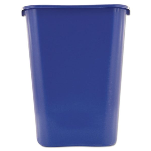 Deskside Recycling Container with Symbol, Large, 41.25 qt, Plastic, Blue - Image 3