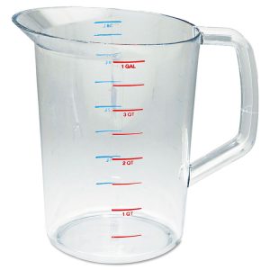 Bouncer Measuring Cup, 4 Qt, Clear