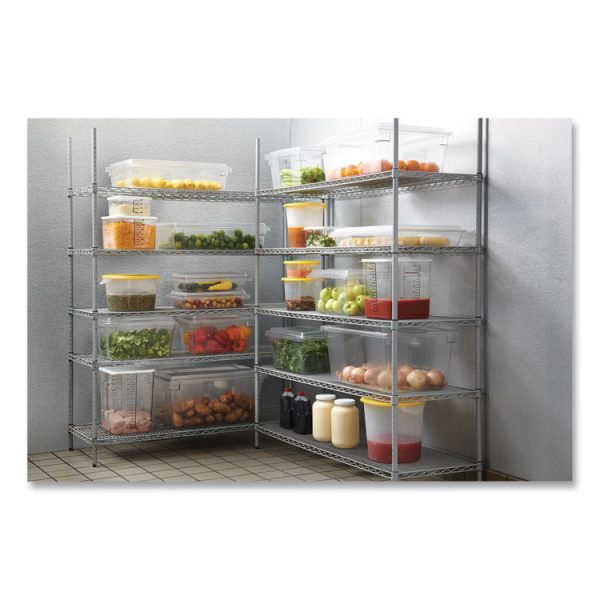 Food/Tote Boxes, 12.5 gal, 26 x 18 x 9, Clear, Plastic - Image 4