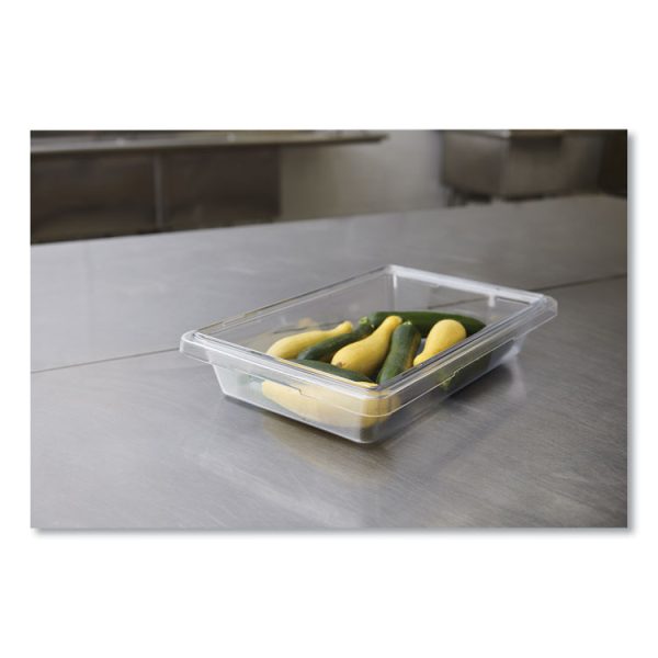 Food/Tote Boxes, 5 gal, 26 x 18 x 3.5, Clear, Plastic - Image 3