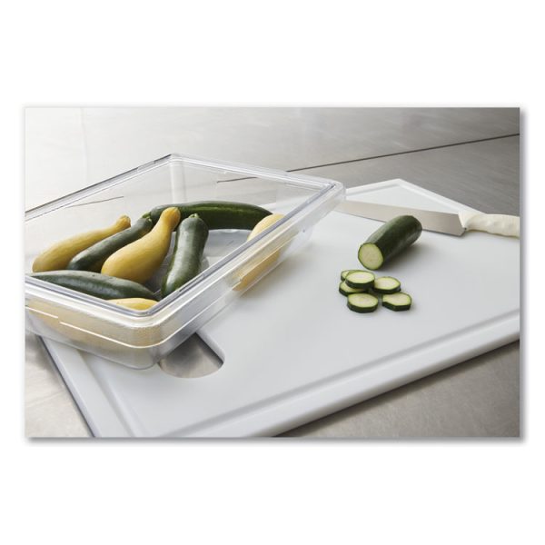 Food/Tote Boxes, 5 gal, 26 x 18 x 3.5, Clear, Plastic - Image 4