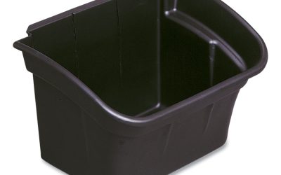 Utility Bin, 4 gal, 17″ x 12.13″ x 10.5″, Black