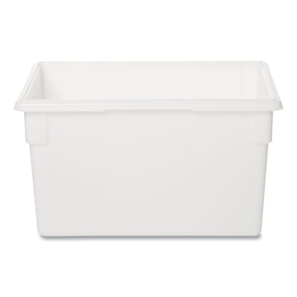 Food/Tote Boxes, 21.5 gal, 26 x 18 x 15, White, Plastic