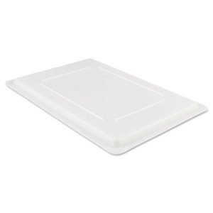 Food/Tote Box Lids, 26 x 18, White, Plastic
