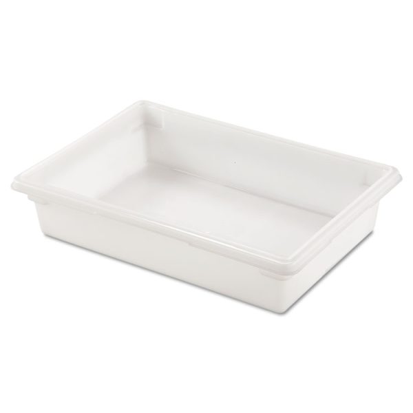 Food/Tote Boxes, 8.5 gal, 26 x 18 x 6, White, Plastic - Image 3