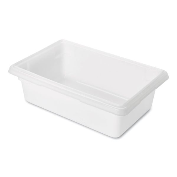 Food/Tote Boxes, 3.5 gal, 18 x 12 x 6, White, Plastic - Image 2