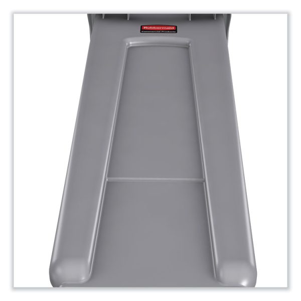 Slim Jim with Venting Channels, 23 gal, Plastic, Gray - Image 8
