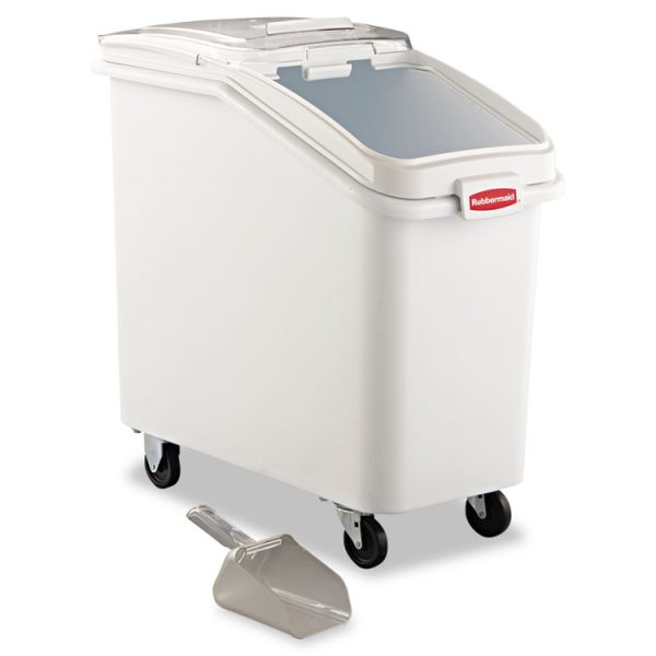 ProSave Mobile Ingredient Bin, 26.18 gal, 15.5 x 29.5 x 28, White, Plastic - Image 3