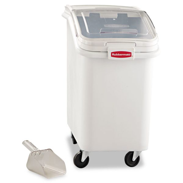 ProSave Mobile Ingredient Bin, 26.18 gal, 15.5 x 29.5 x 28, White, Plastic - Image 2