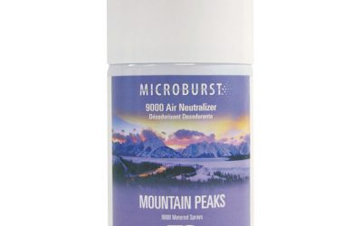 Tc Microburst 9000 Air Freshener Refill, Mountain Peaks, 5.3 Oz Aerosol Spray, 4/carton