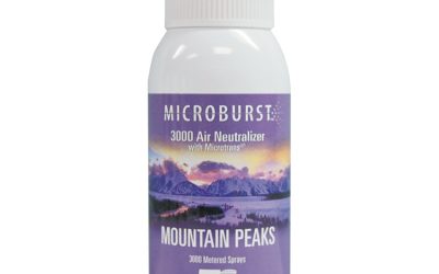 Microburst 3000 Refill, Mountain Peaks, 2 Oz Aerosol Spray, 12/carton