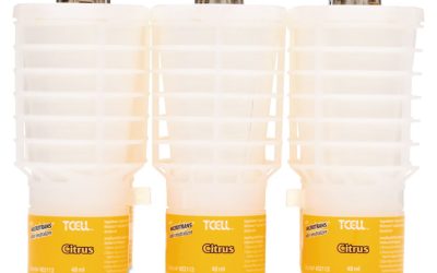 Tcell Microtrans Odor Neutralizer Refill, Citrus, 1.62 Oz, 6/carton