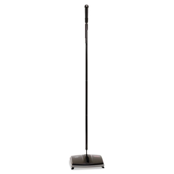 Floor And Carpet Sweeper, 44" Handle, Black/gray - Image 6