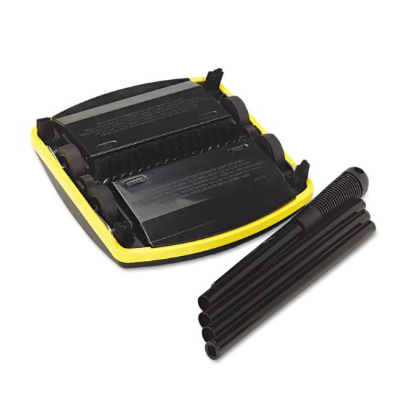 Floor And Carpet Sweeper, 44" Handle, Black/gray - Image 5