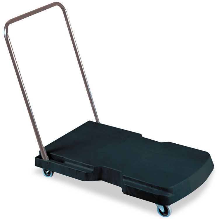 Utility-Duty Home/office Cart, 250 Lb Capacity, 20.5 X 32.5, Platform, Black - Image 2