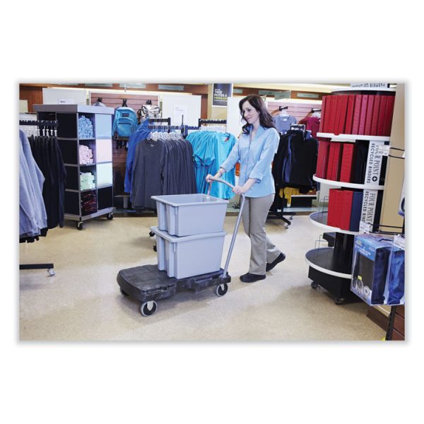 Utility-Duty Home/office Cart, 250 Lb Capacity, 20.5 X 32.5, Platform, Black - Image 5