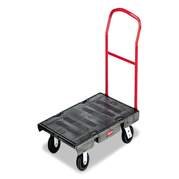 Heavy-Duty Platform Truck Cart, 2,000 Lb Capacity, 24 X 48 Platform, Black - Image 4