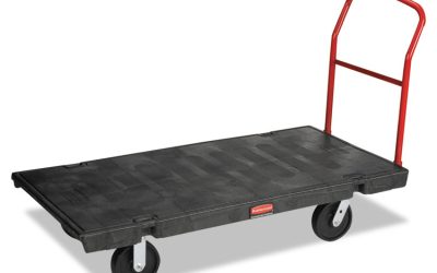 Platform Truck, 2,000 Lb Capacity, 30 X 60 X 7, Black