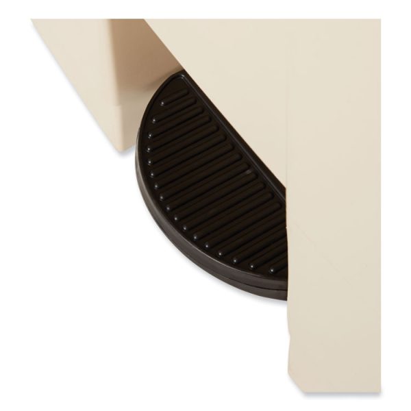 Legacy Step-On Receptacle, 18 gal, Polyethylene, Beige - Image 7