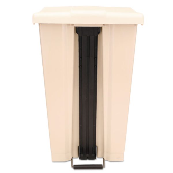 Legacy Step-On Receptacle, 23 gal, Polyethylene, Beige - Image 3