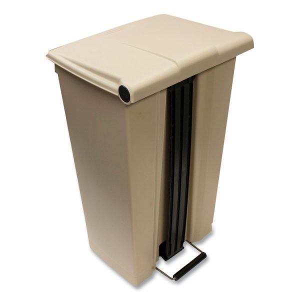 Legacy Step-On Receptacle, 23 gal, Polyethylene, Beige - Image 5
