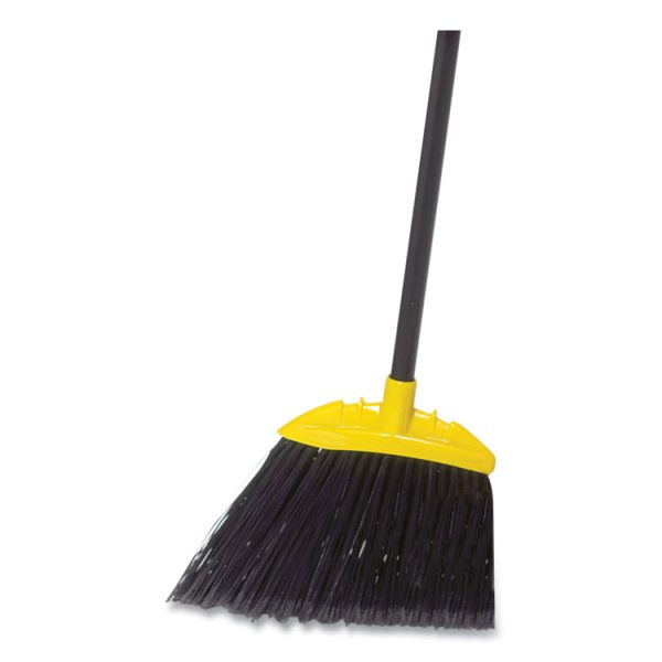 Jumbo Smooth Sweep Angled Broom, 46" Handle, Black/yellow, 6/carton - Image 2