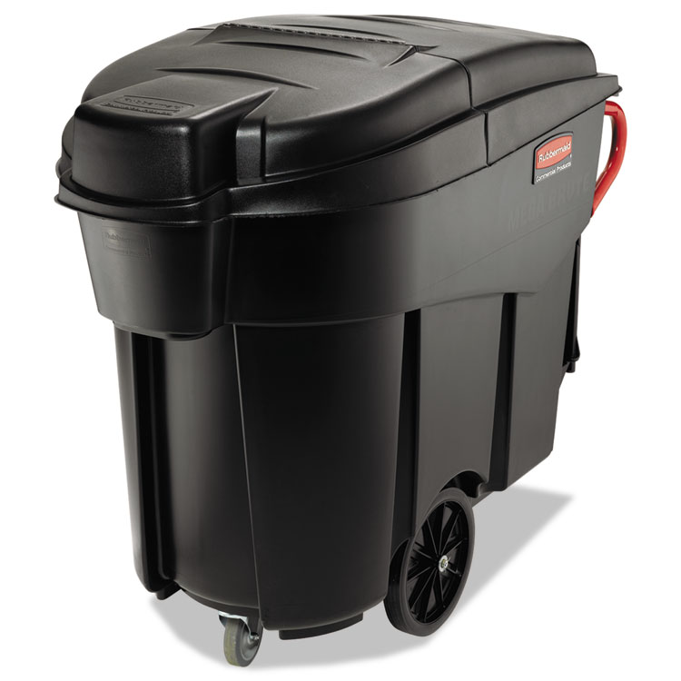 Mega BRUTE Mobile Container, 120 gal, Plastic, Black - Image 3