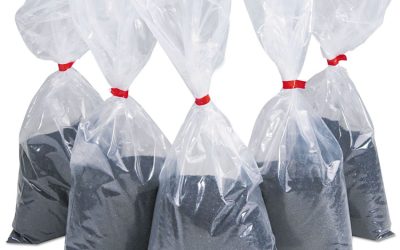 Sand for Urns/Poles, Black, 5 lb, 5/Carton