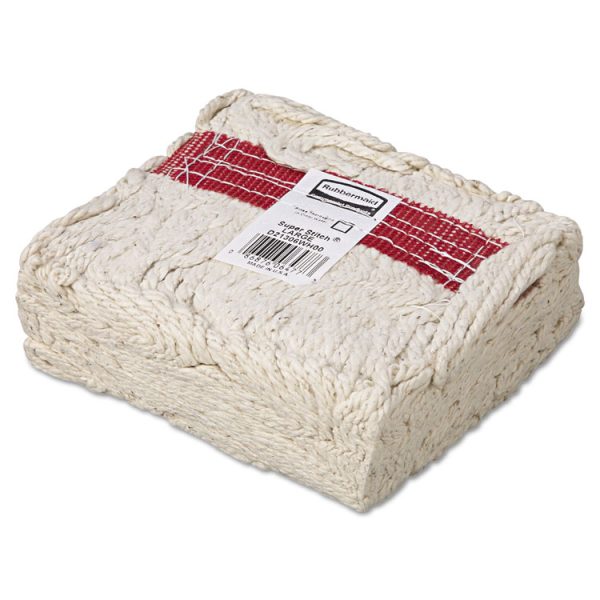 Super Stitch Blend Mop Head, Large, Cotton/synthetic, White, 6/carton - Image 2