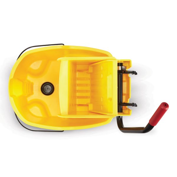 Wavebrake 2.0 Bucket/wringer Combos, Side-Press, 44 Qt, Plastic, Yellow - Image 4