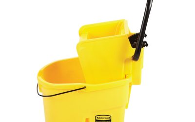 Wavebrake 2.0 Bucket/wringer Combos, Side-Press, 26 Qt, Plastic, Yellow