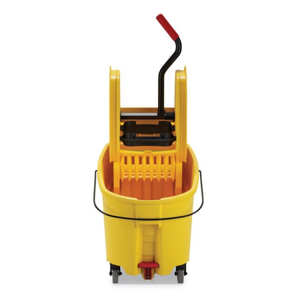 Wavebrake 2.0 Bucket/wringer Combos, Down-Press, 44 Qt, Plastic, Yellow - Image 2