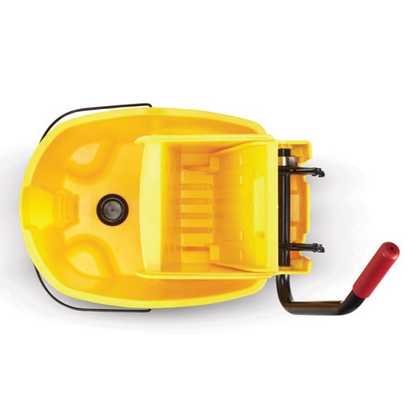 Wavebrake 2.0 Bucket/wringer Combos, Down-Press, 44 Qt, Plastic, Yellow - Image 3