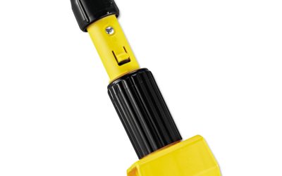 Gripper Hardwood Mop Handle, 1.13″ dia x 60″, Natural/Yellow