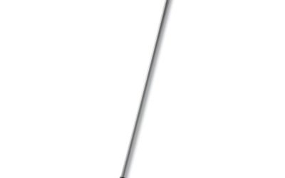 Fiberglass Gripper Mop Handle, 1″ dia x 60″, Gray/Yellow