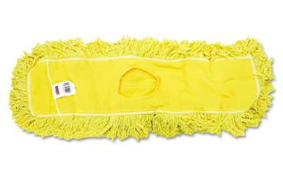 Trapper Commercial Dust Mop, Looped-End Launderable, 5″ X 24″, Yellow