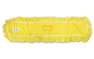 Trapper Commercial Dust Mop, Looped-End Launderable, 5″ X 48″, Yellow