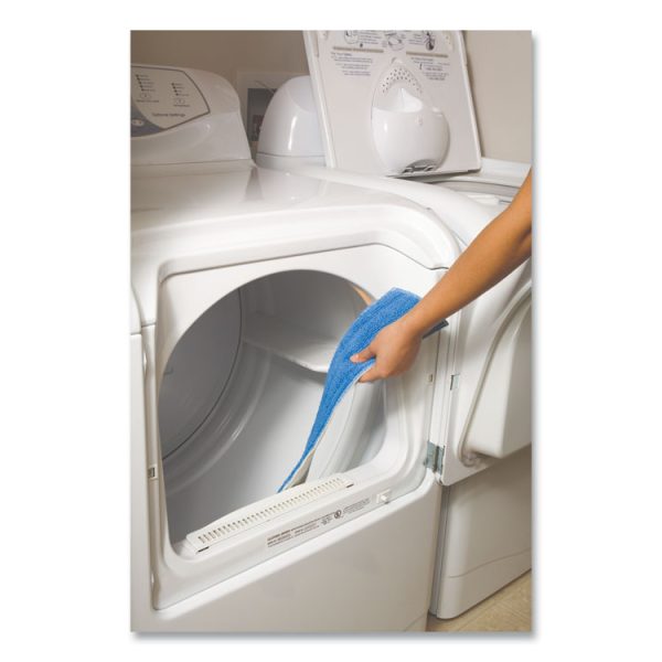 Economy Wet Mopping Pad, Microfiber, 18", Blue, 12/carton - Image 7