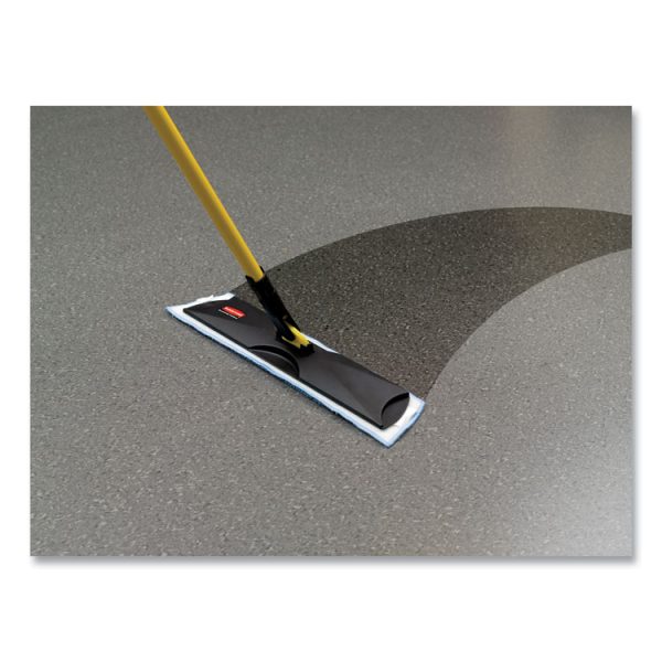 Economy Wet Mopping Pad, Microfiber, 18", Blue, 12/carton - Image 2